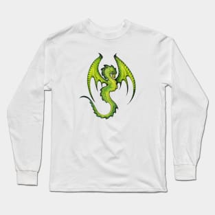 Majestic Amphiptere Dragon Winged Serpent Long Sleeve T-Shirt